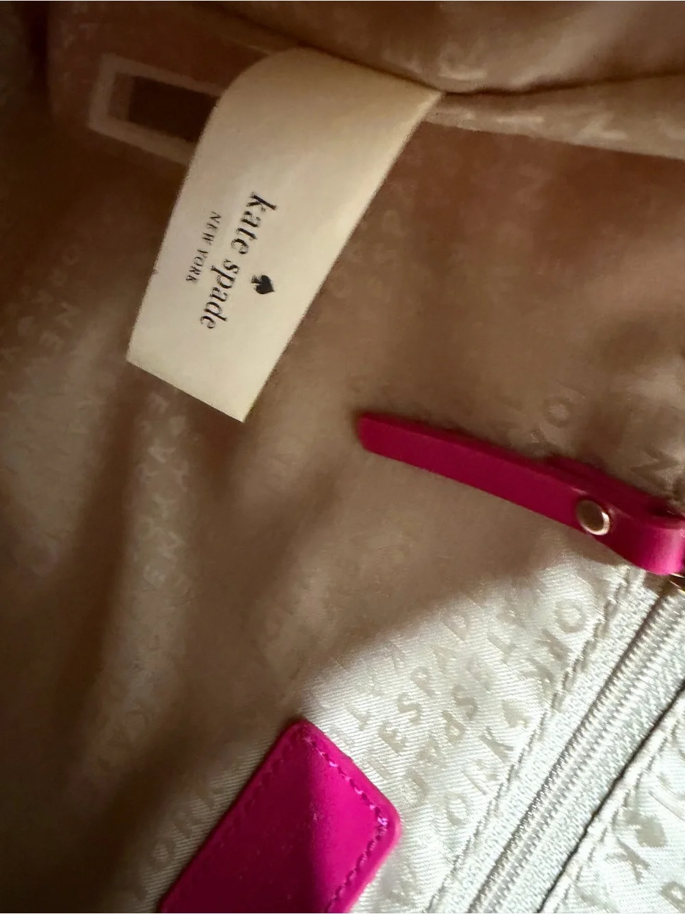 kate spade Patent Leather Tote in Hot Pink